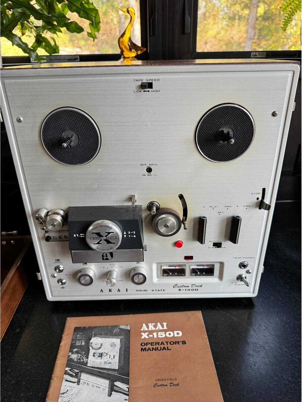 Vintage Akai X-150D Custom Deck Reel-to-Reel Tape Recorder - Super Clean